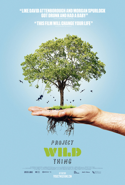 poster for Project Wild Thing - tree in palm of hand