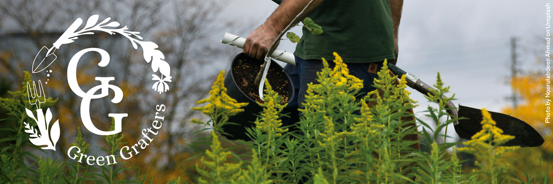 Man holding bucket and tools